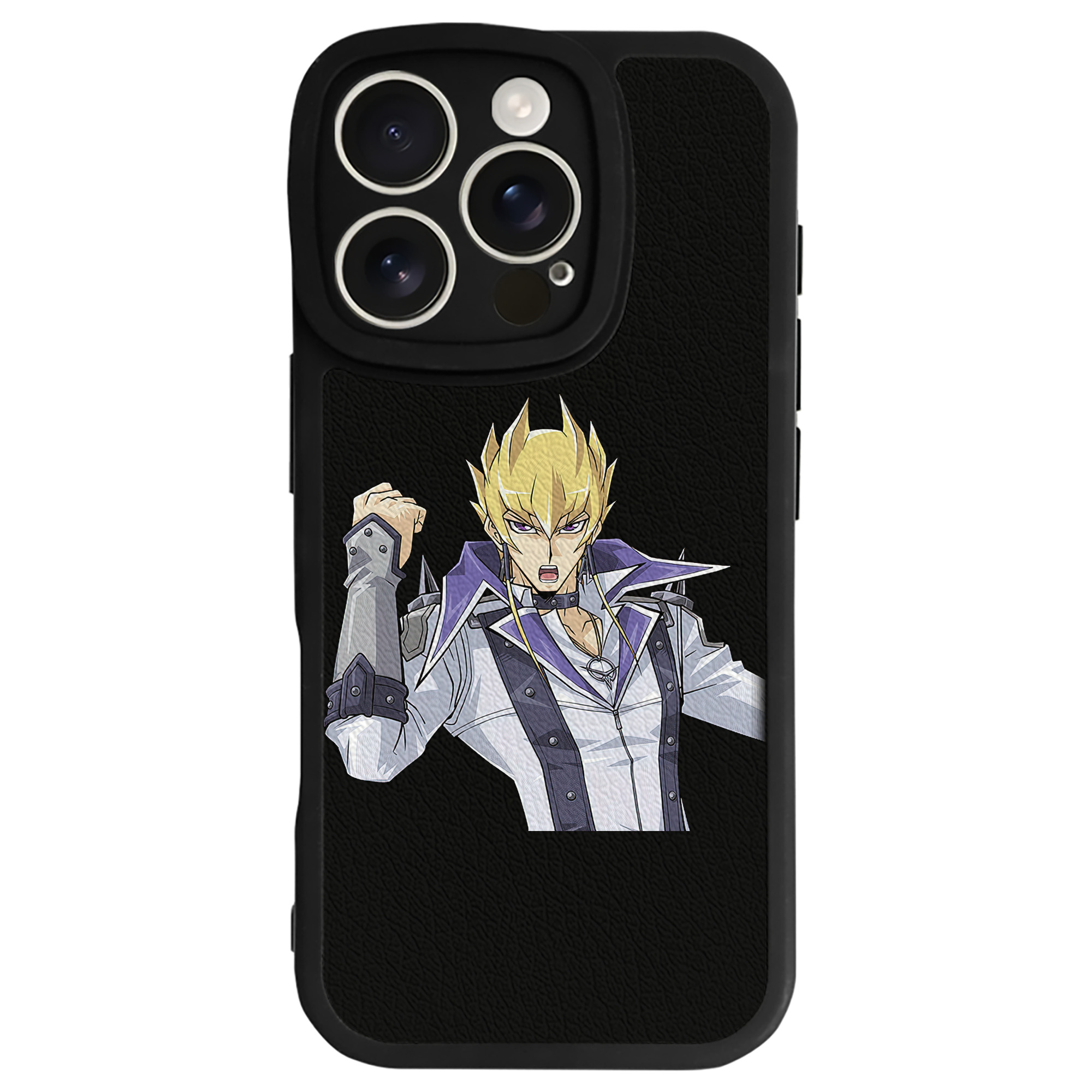 遊☆戯☆王 Yu-Gi-Oh! 【iPhone 16シリーズ対応】シリコンスマホケース（レザー調） 材質：シリコン